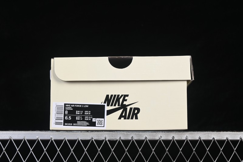 Nike Stussy Air Force 1 '07 Low Skateboarding Shoes with Iconic Co-Branding - BK1916-002