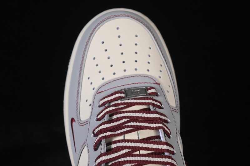 Nike Air Force 1 '07 Low Valentine's Day Limited Edition Smoke Grey with Red Accents Low-Top Casual Skateboarding Shoes - NH0601-540