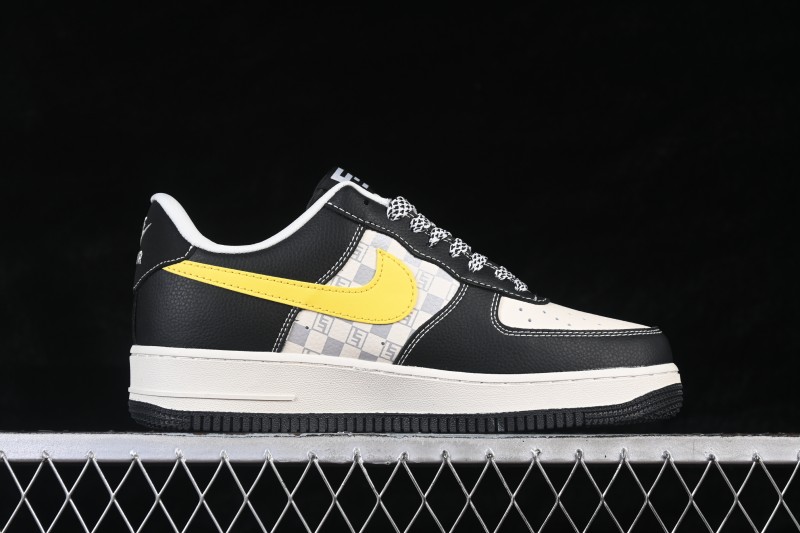Nike Air Force 1 '07 Low Fendi Collaboration Casual Sneakers with Premium Leather Upper - LD1999-019