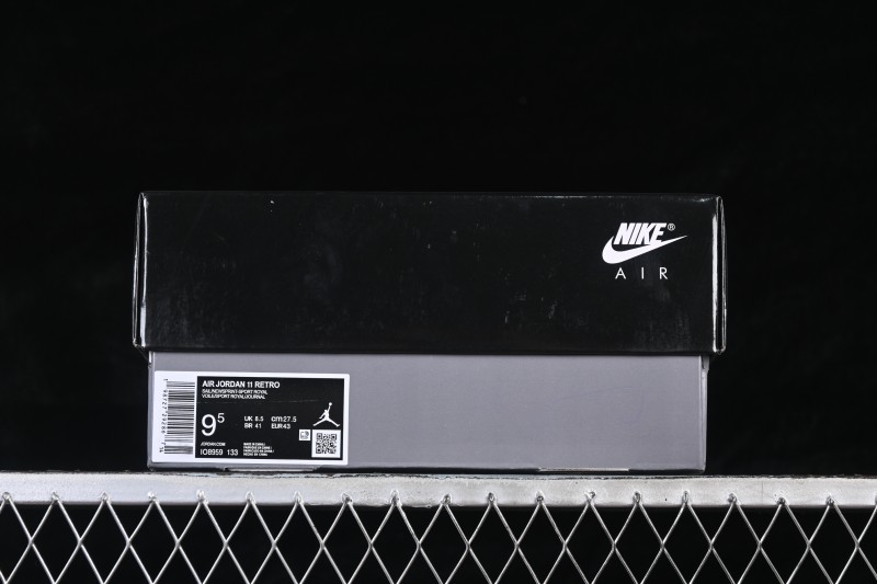 Nike Air Jordan 11 Retro '285' 30th Anniversary Basketball Shoes with Premium Leather Upper - IO8959-133
