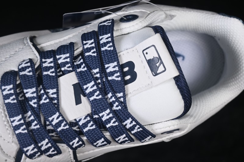 MLB New York Yankees Bigball Chunky Liner Denim Monogram Sneakers with Elevated Sole - 3ASXM046N50NYS