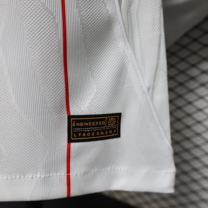 Player Version 26/27 Chelsea FC White with Red Pinstripe Third Long Sleeve Jersey
