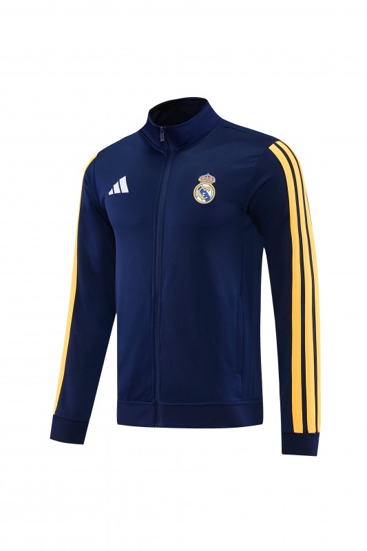 26/27 Real Madrid Royal Blue Full Zipper Jacket Tracksuit + Long Pants
