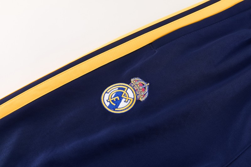 26/27 Real Madrid Royal Blue Full Zipper Jacket Tracksuit + Long Pants