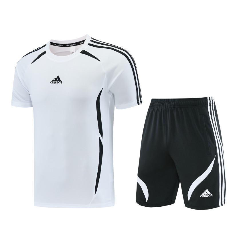 26/27 Adidas 16 White Short Sleeve+Soccer Shorts