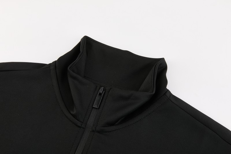 26/27 Liverpool  Black Full Zipper Jacket Tracksuit + Long Pants