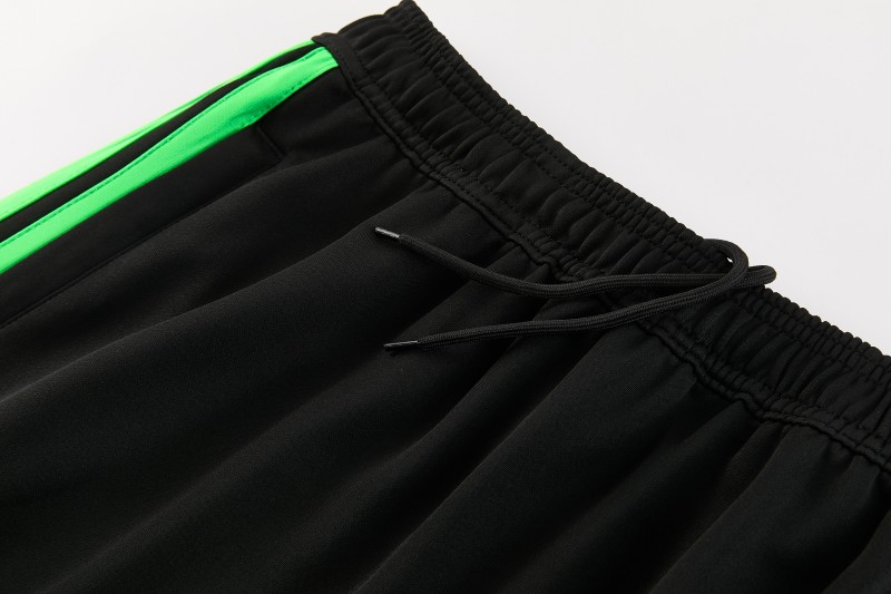26/27 Mexico Black Full Zipper Jacket + Long Pants