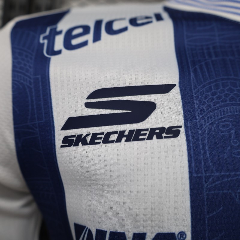 Player Version 26/27  Pachuca Home  White  Blue Jersey