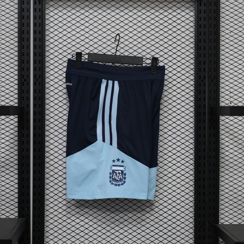 Player Version  2026 Argentina National Team  Training Blue Shorts