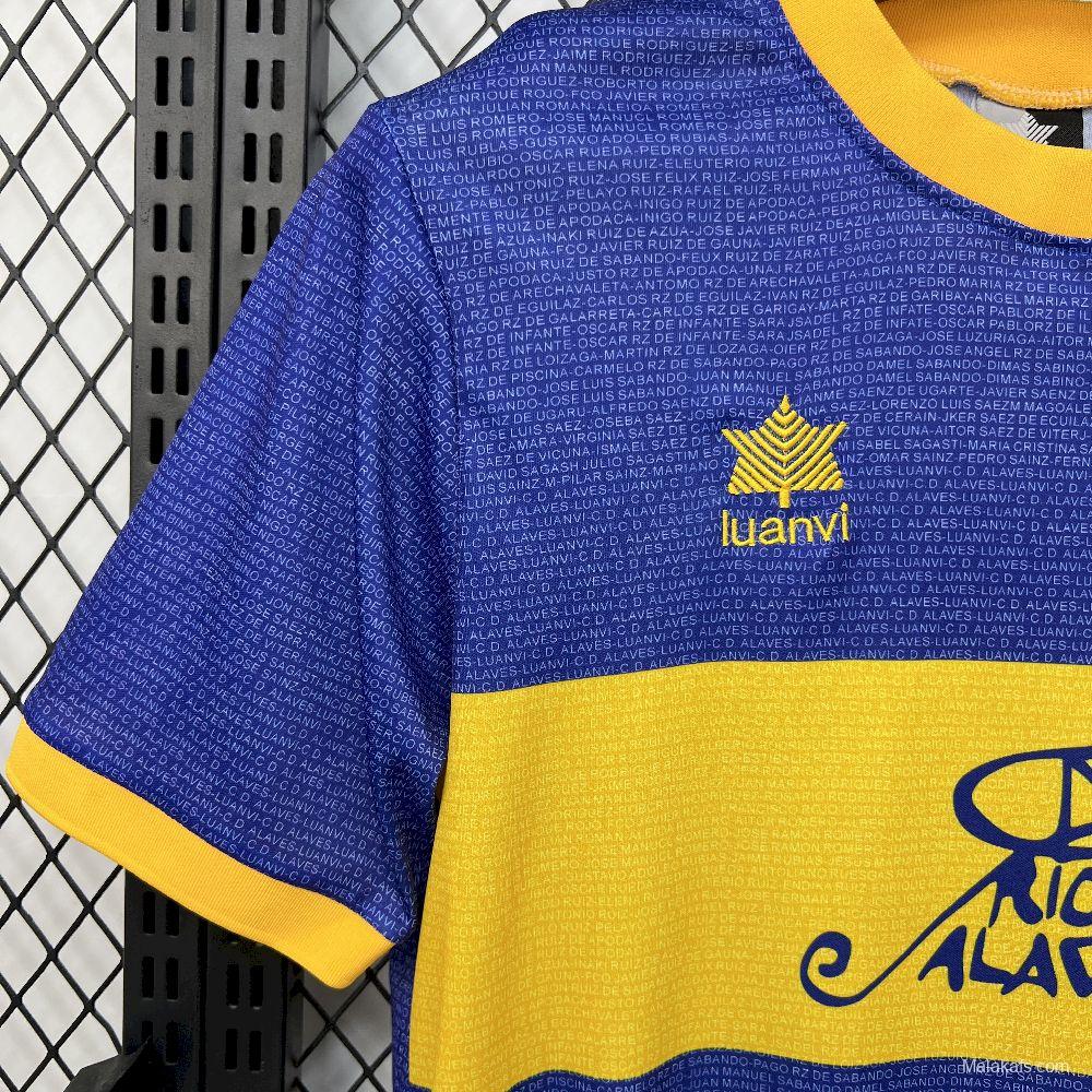 2000/01 Retro Deportivo Alaves Champions League Final Jersey