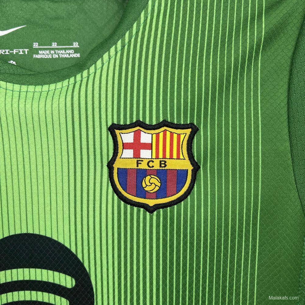 2025/26 Kids Barcelona Goalkeeper Kit