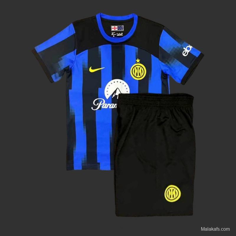 23/24 Kids Inter Milan Home Jersey