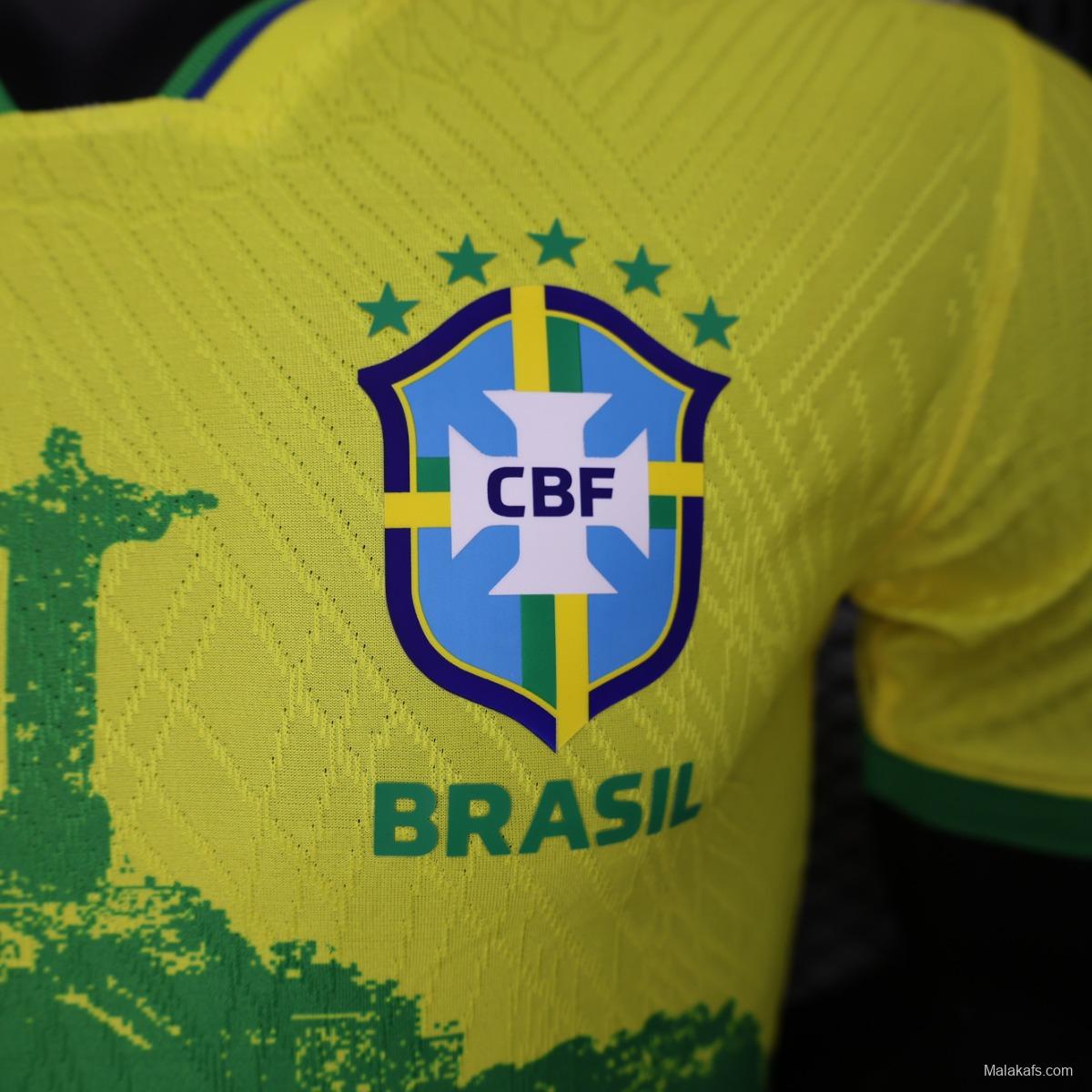 Player Version 2023 Brazil Yellow Special Jersey