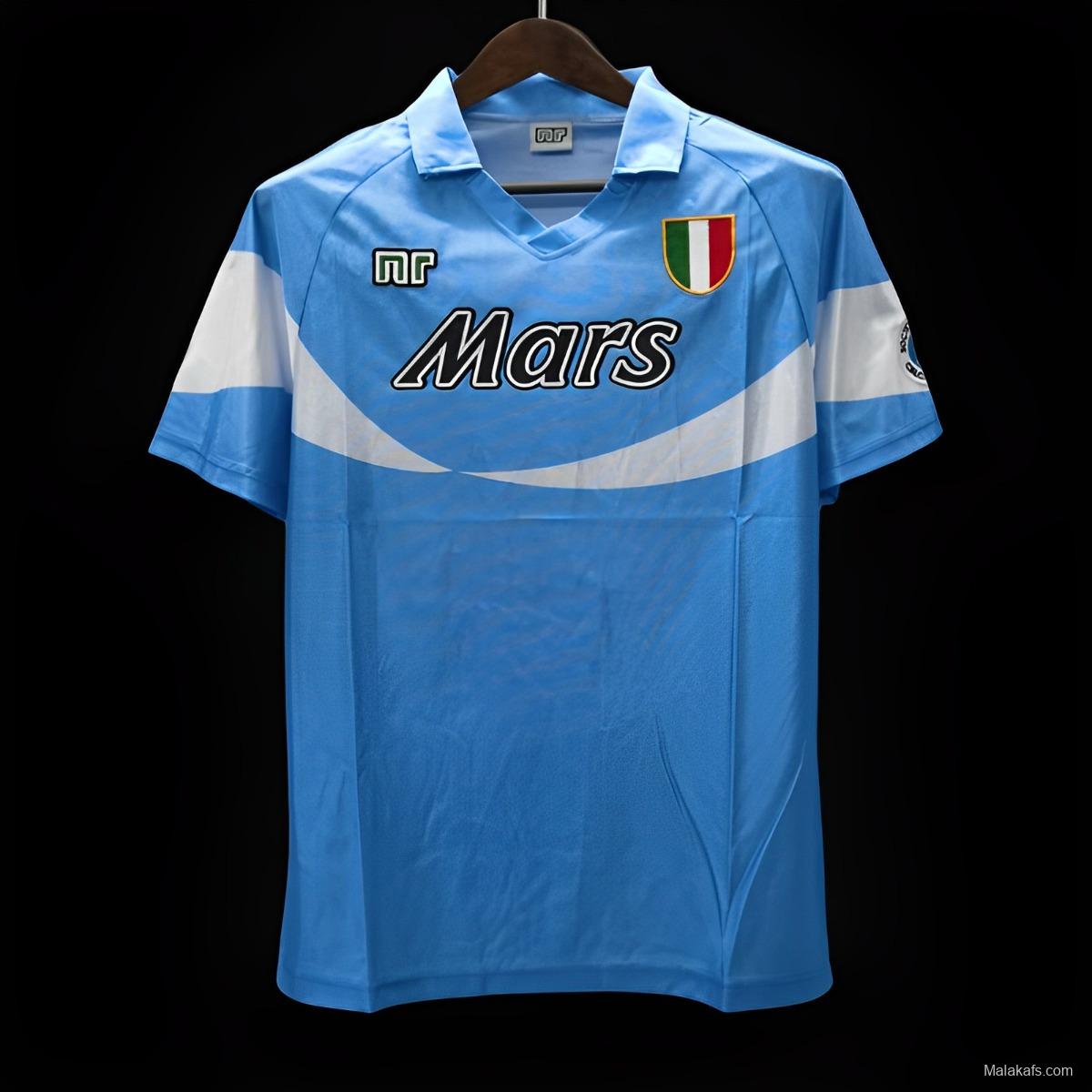 Retro 90/91 Napoli Home Second Jersey