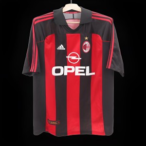 Retro 00/01 AC Milan Home Jersey