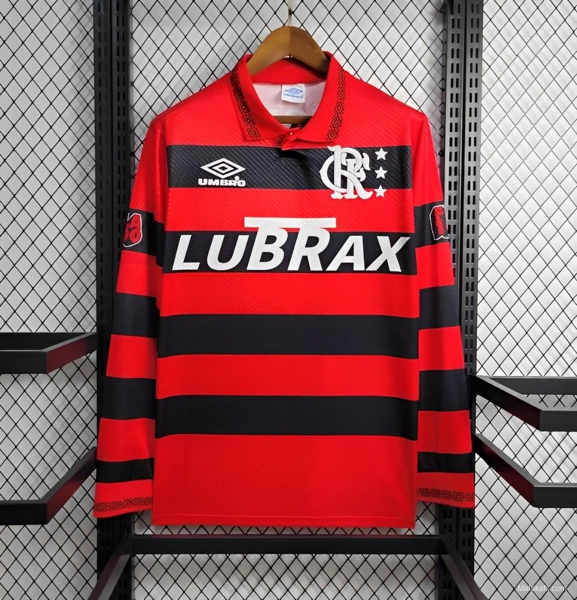 Retro 94/95 Flamengo Home Long Sleeve Jersey