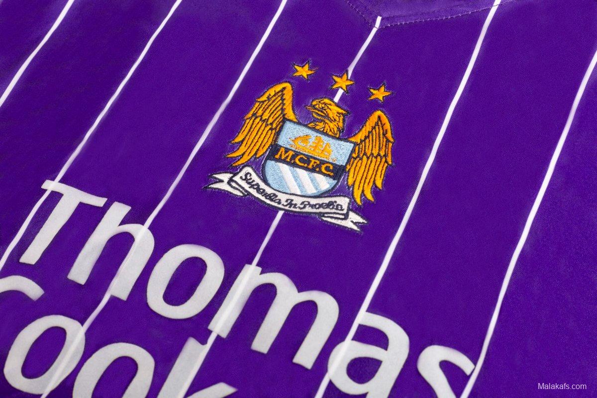 Retro 07/08 Manchester City Away Purple Jersey