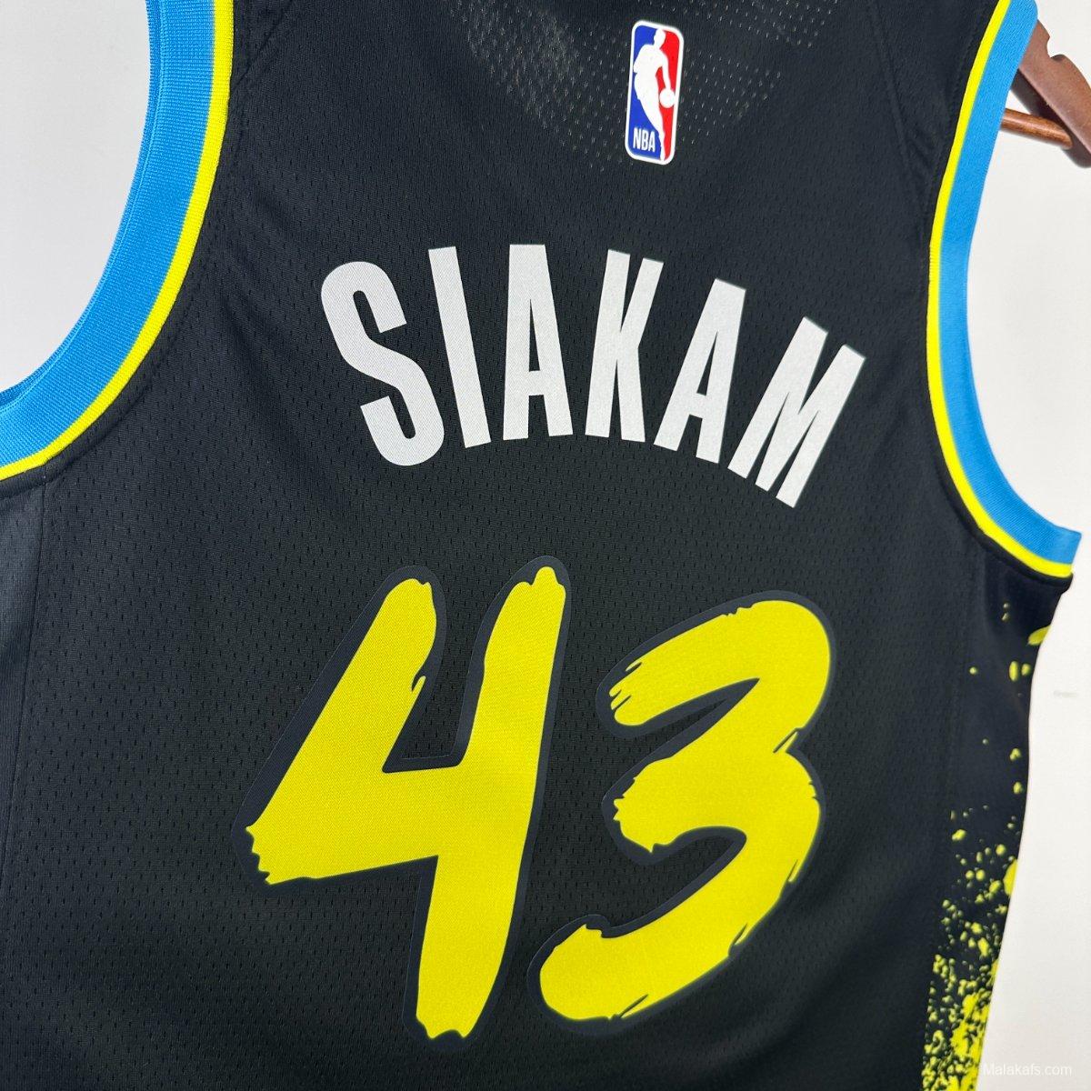 Indiana Pacers Siakam #43 2023/24 City Edition Jersey