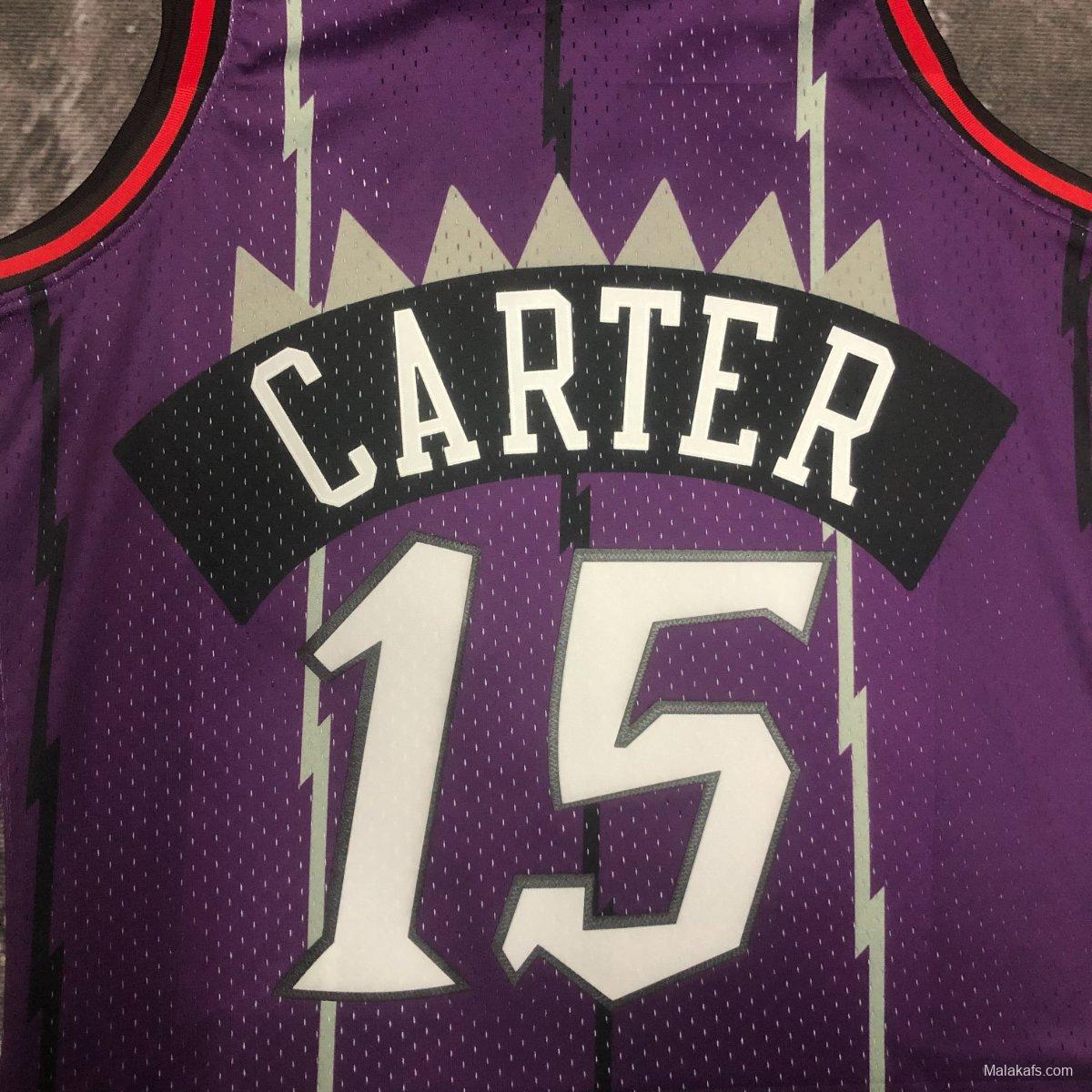 Toronto Raptors Vince Carter #15 Mitchell & Ness 1998/99 Hardwood Classics Jersey