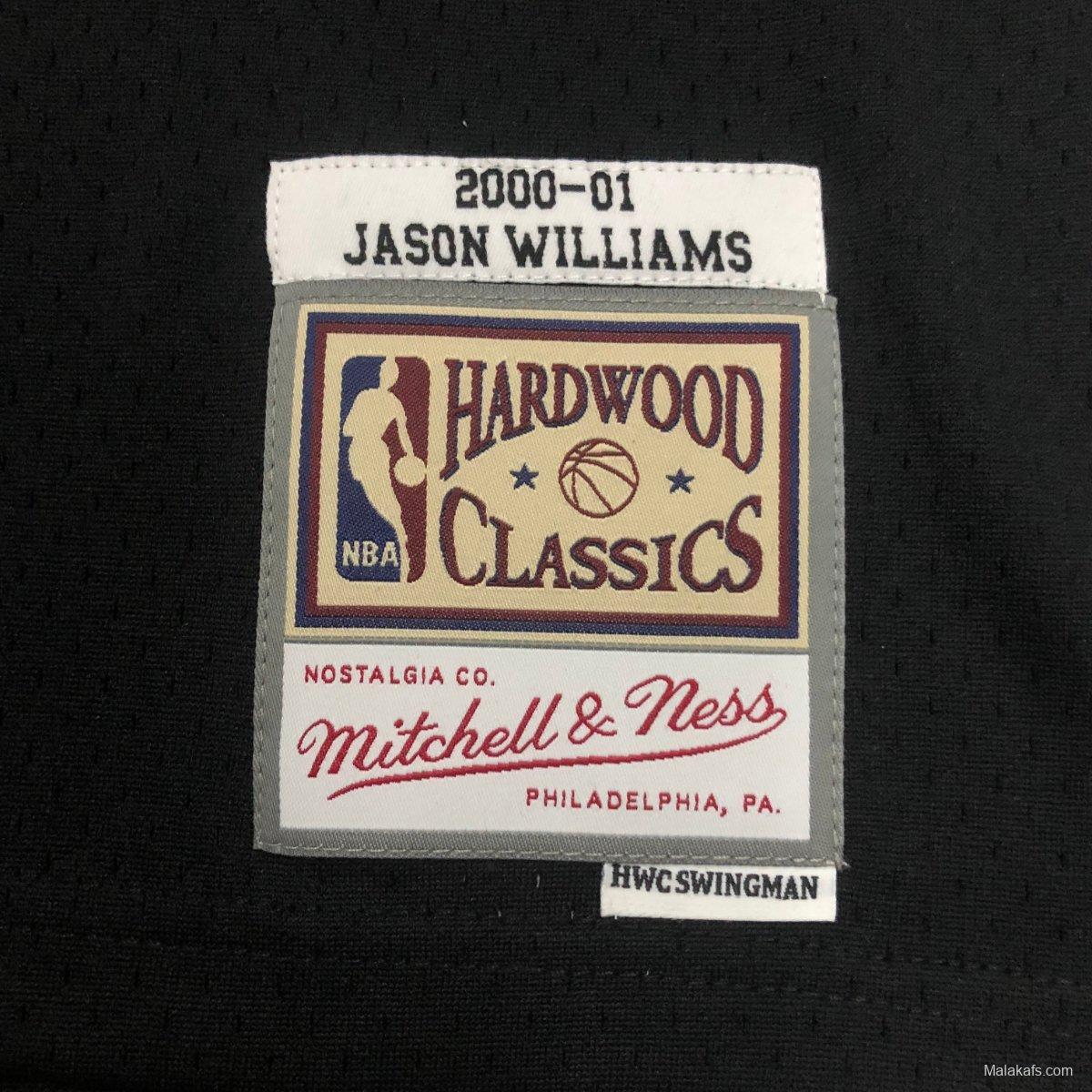 Sacramento Kings Williams #55 Mitchell & Ness 2000/01 Hardwood Classics Jersey