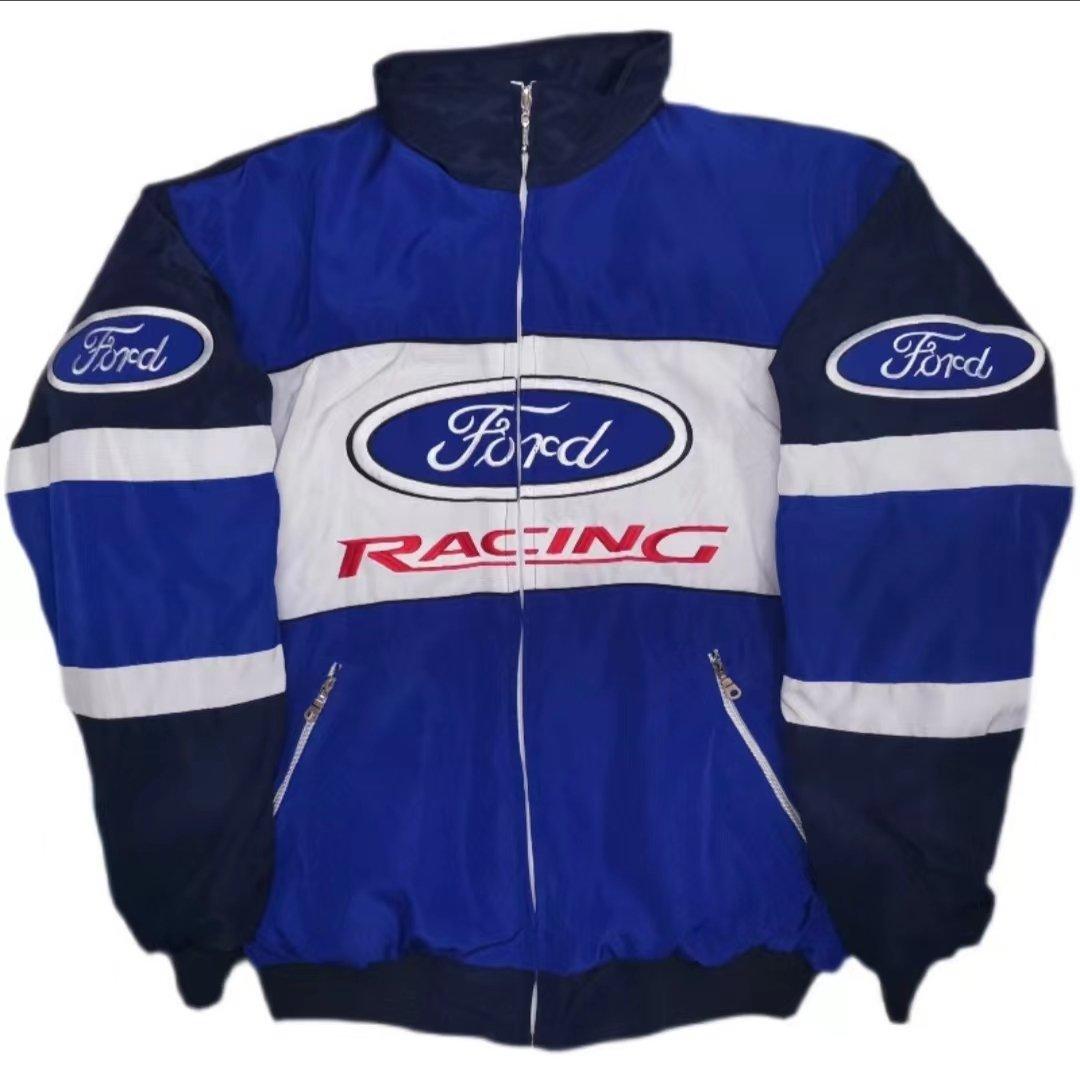 F1 MOTO Jacket Ebroidered Cotton Padded F 1 Racing Jacket