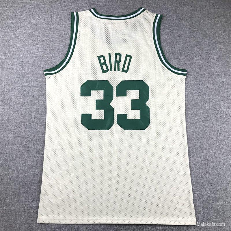 Boston Celtics #33 Larry Bird Mitchell & Ness Hardwood Classics Jersey