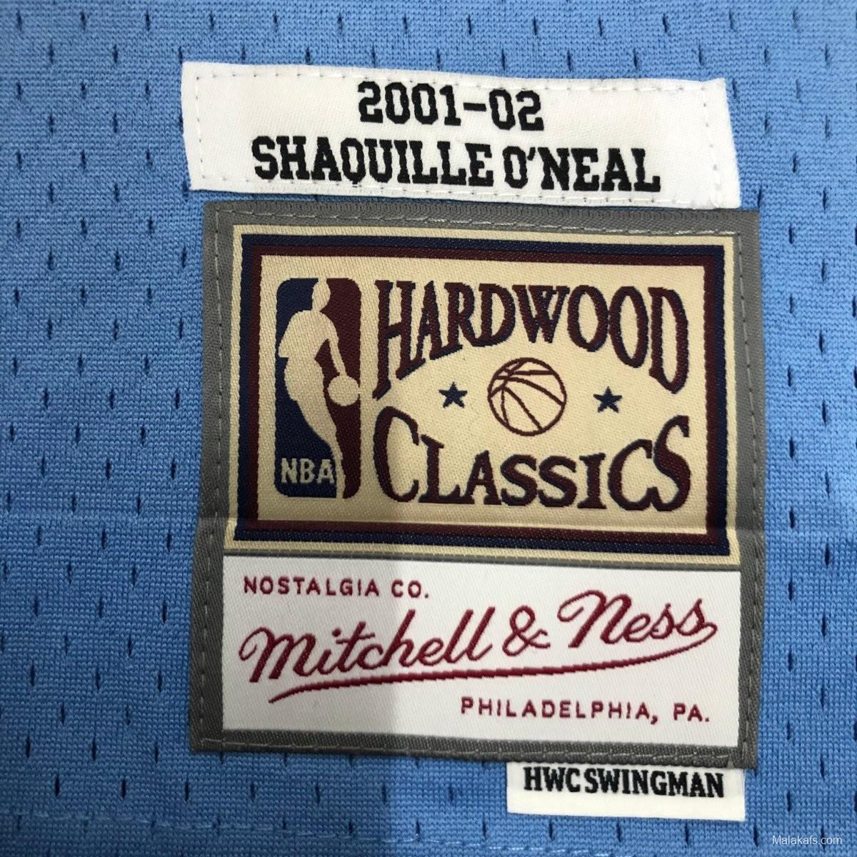 Los Angeles Lakers #34 Shaquille O'neill 2002/03 Mitchell & Ness