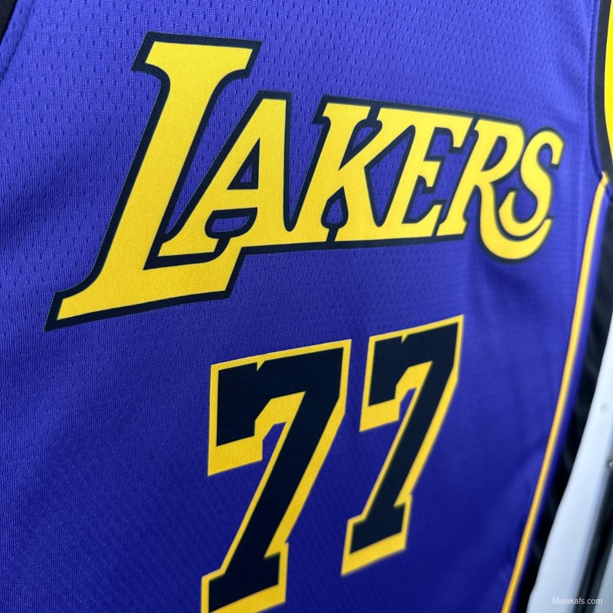 Los Angeles Lakers #77 Doncic 2024/25 Statement Edition