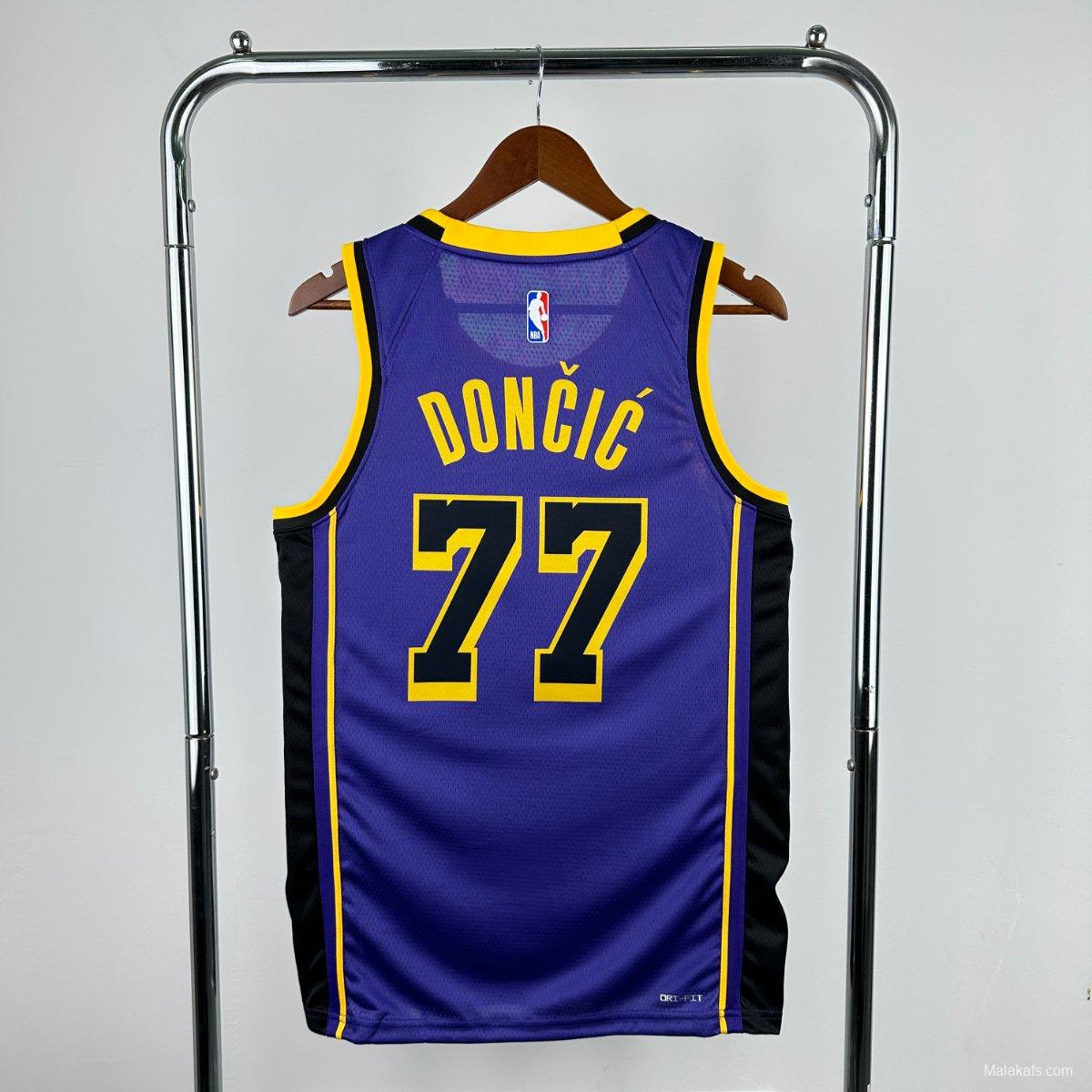 Los Angeles Lakers #77 Doncic 2024/25 Statement Edition