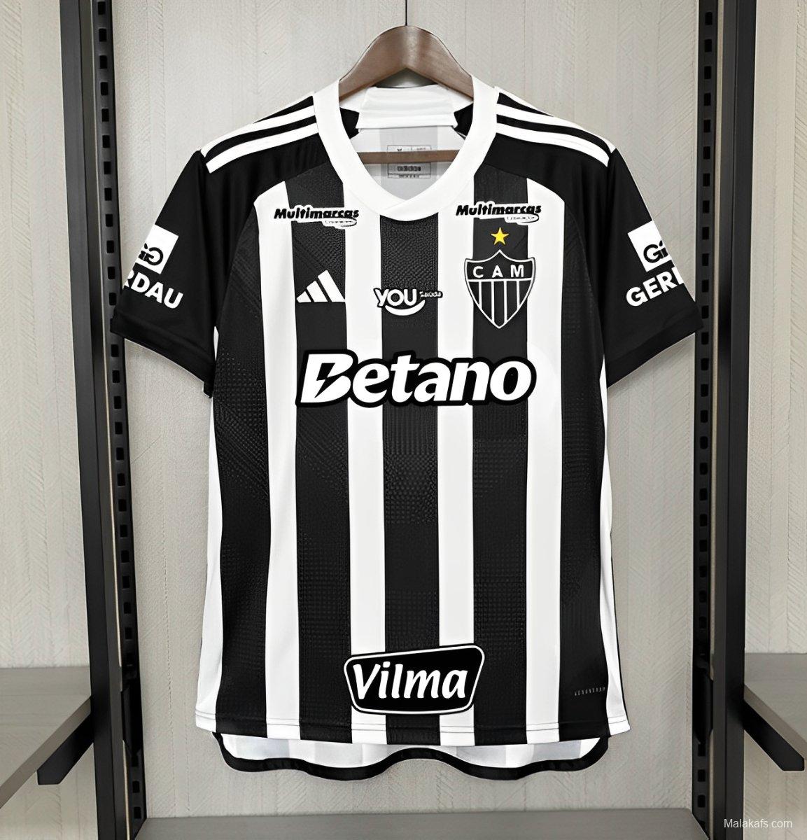 24/25 Atlético Mineiro Home All Sponsors Jersey