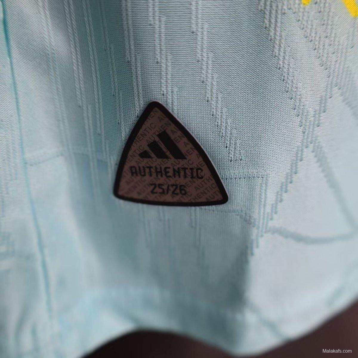 Player Version 25/26 Ajax Navy Skyblue with Bob Marley Tribute Jersey