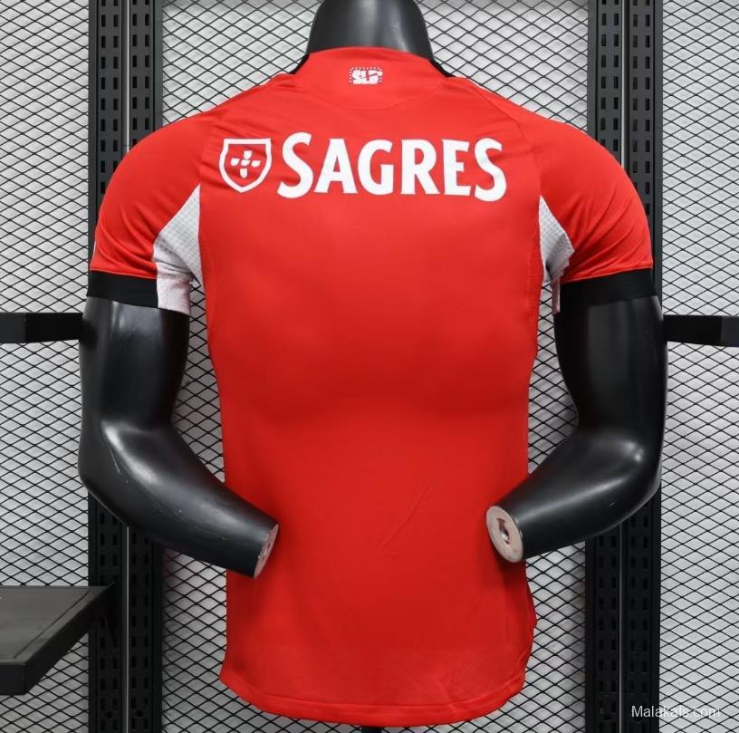 Player Version 25/26 Benfica Home Jersey