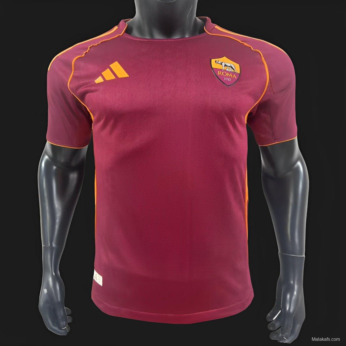 Player Version 25/26 Roma Home Jersey