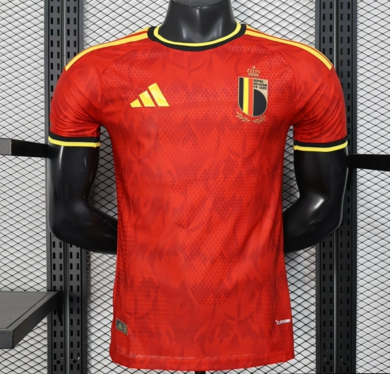 Player Version 2025 Belgium Home Jersey