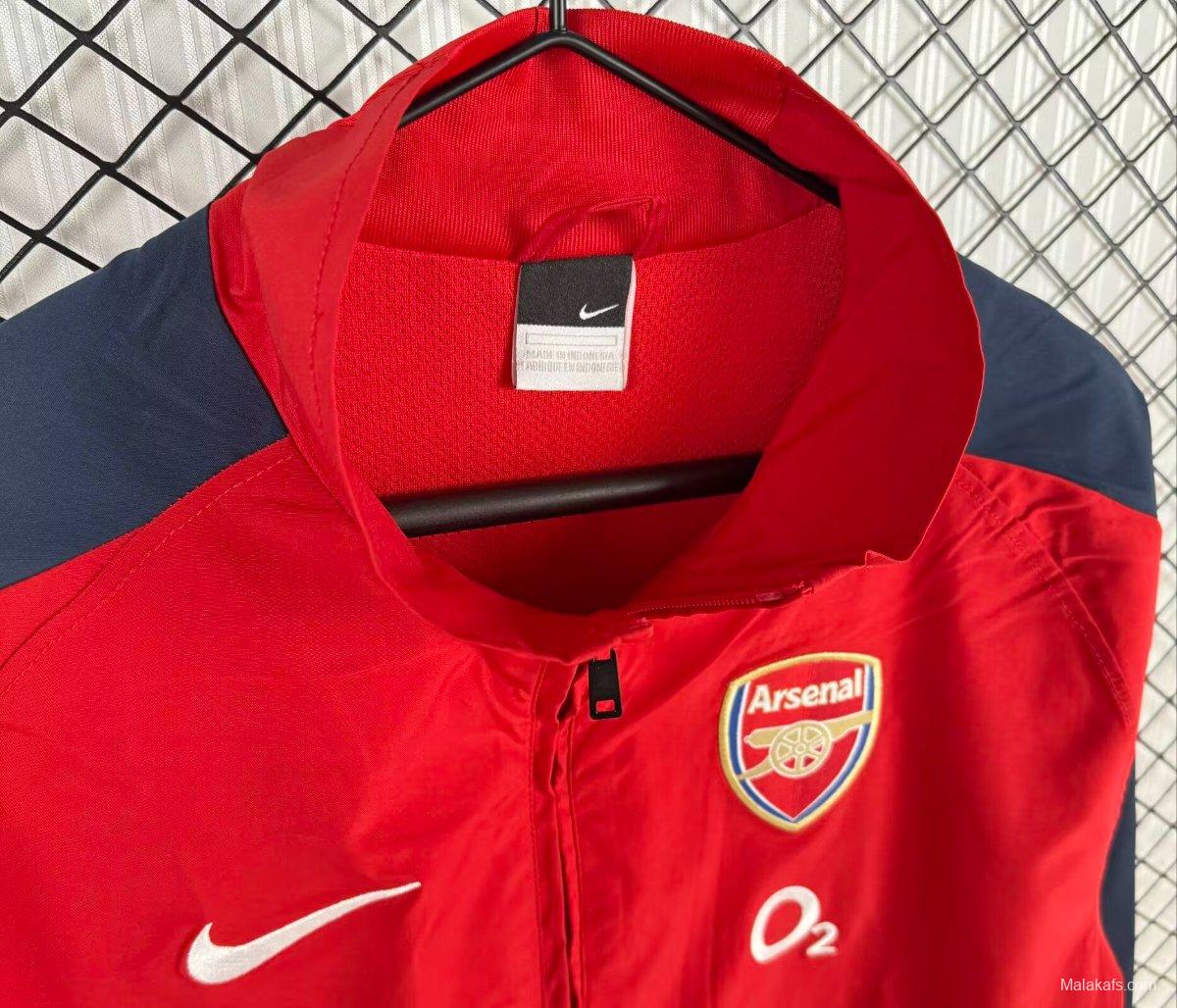 Retro 04/05 Arsenal Home Red Windbreaker