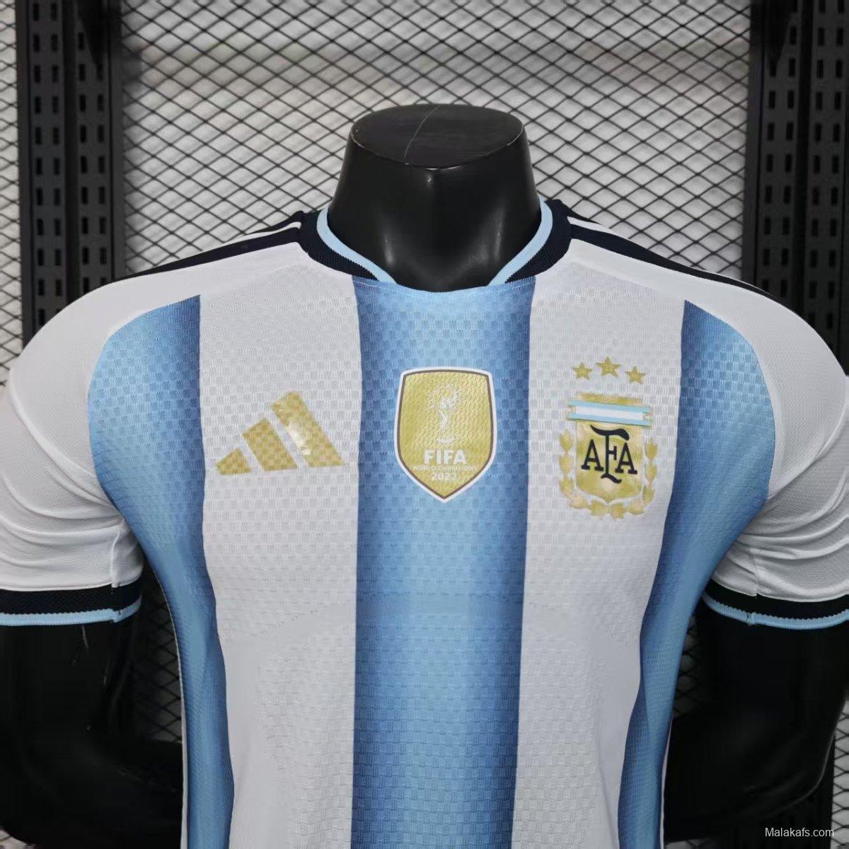 2026 Player Version Mens Argentina World Cup Home Jersey