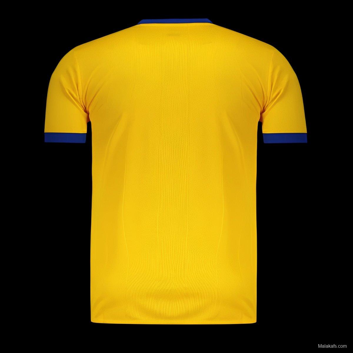 Retro 17/18 Juventus FC Away Yellow Jersey