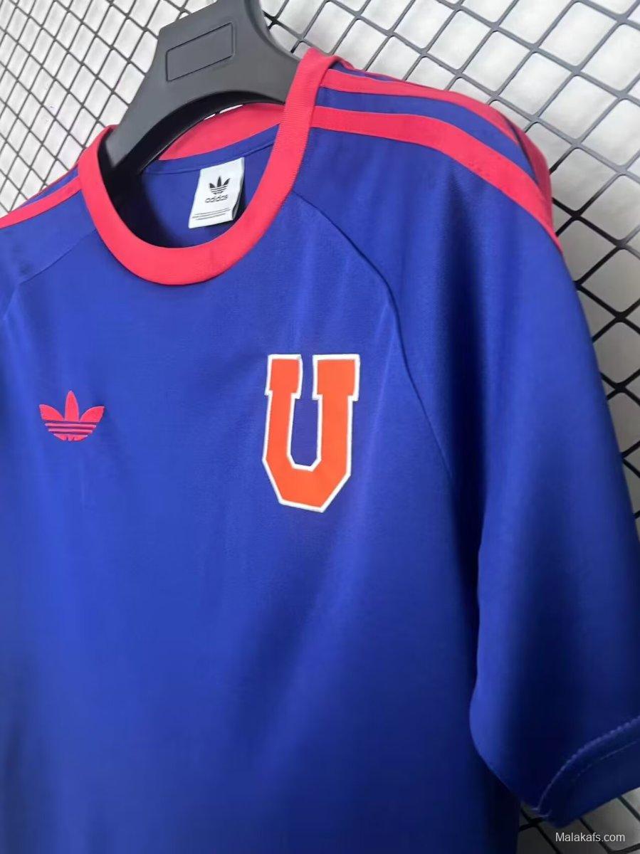 26/27 Club Uiversidada De Chile Blue Pre-Match Jersey