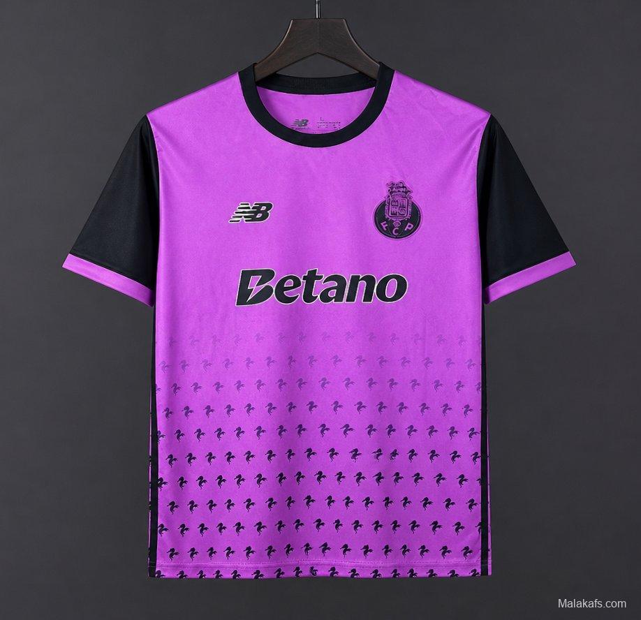 25/26 FC Porto Training Purple/Black Jersey