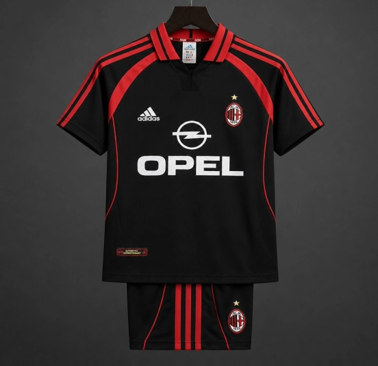 Retro Kids 00/01  AC Milan Third Jersey
