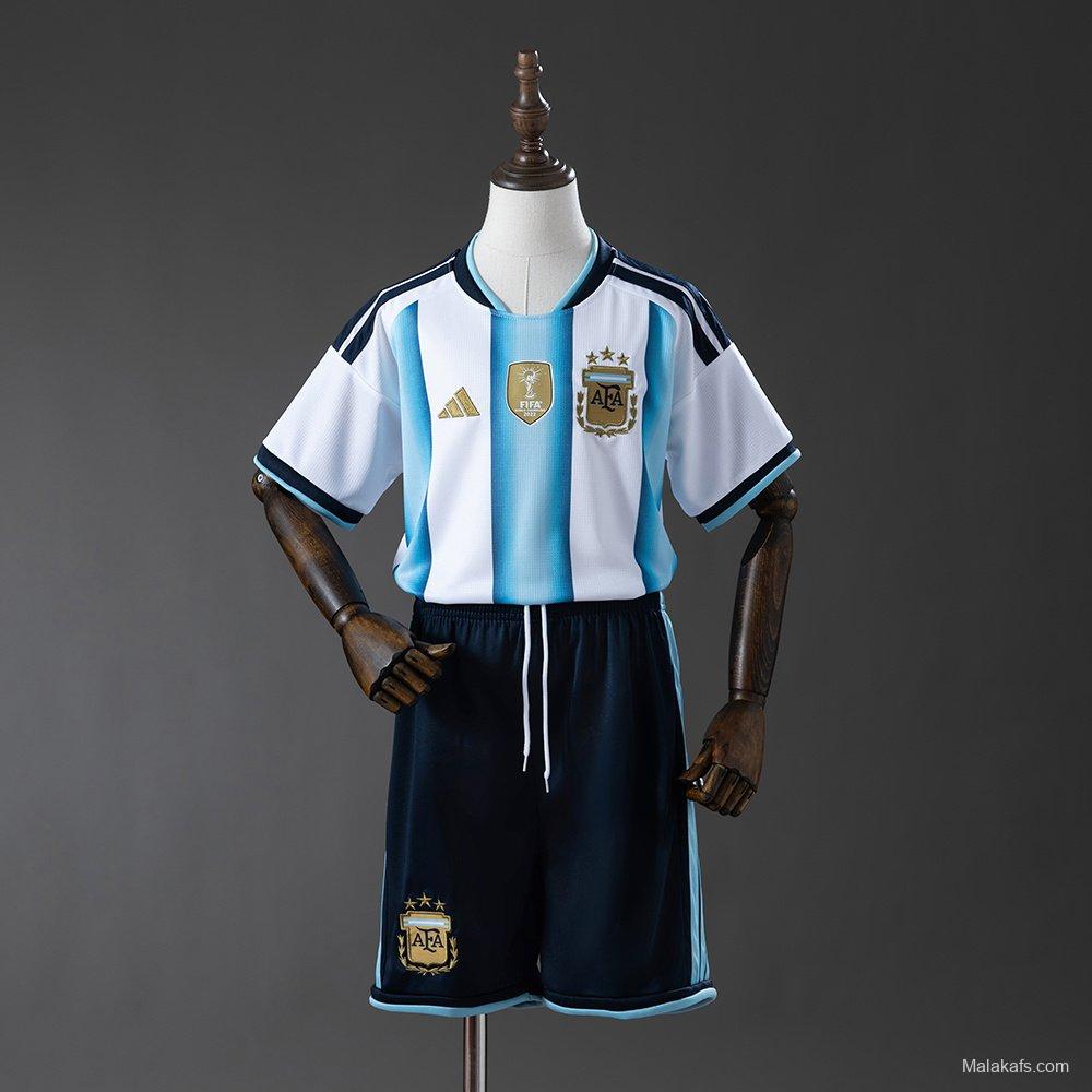 2026 Kids Argentina Home Jersey