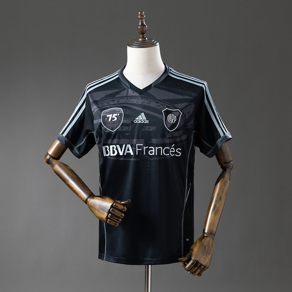 Retro 13/14 River Plate 75Th Anniversary Black Jersey