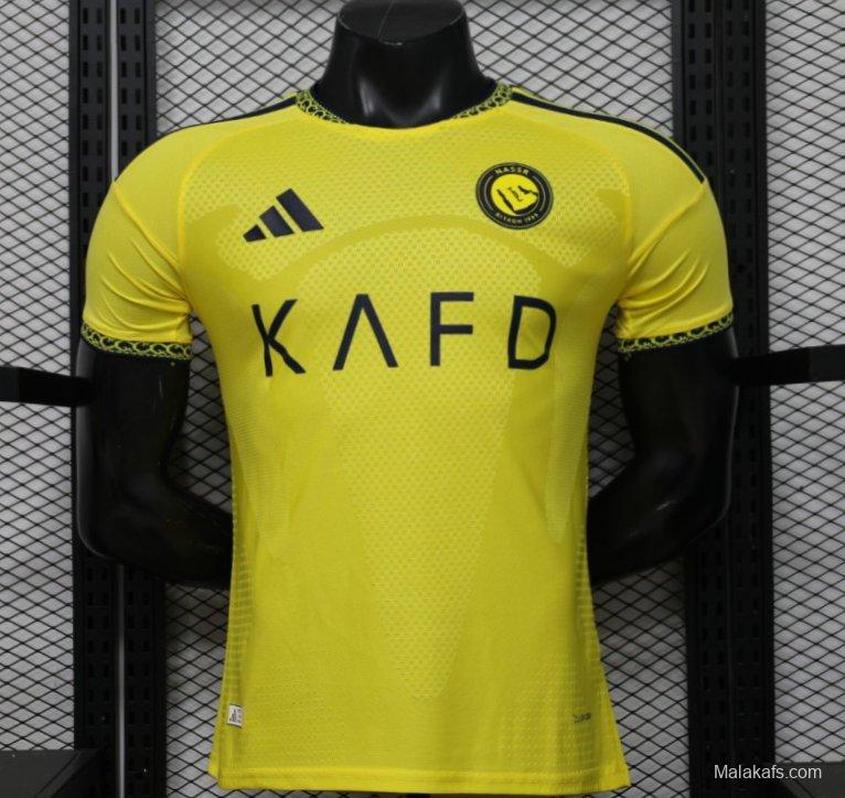 Player Version 26/27 Al-Nassr Yellow  Home Jersey
