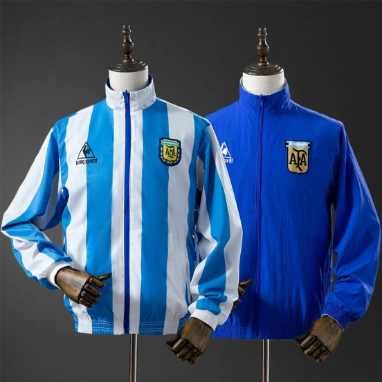 1986 Argentina Blue/White Windbreaker