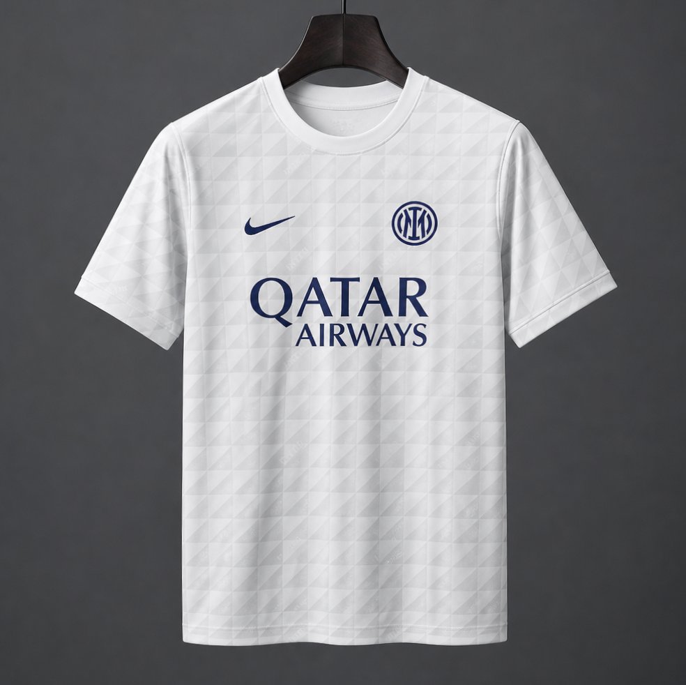 26/27 Inter Milan Gray White Pre-Match Jersey