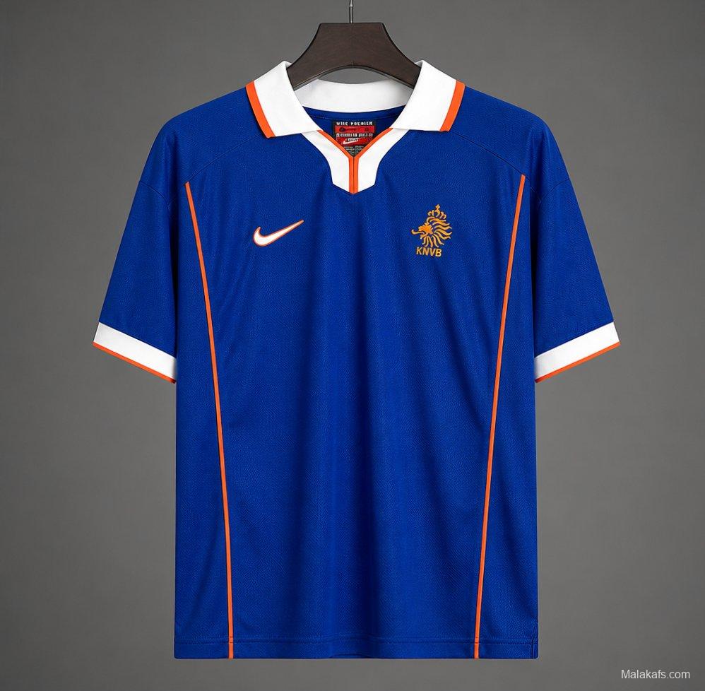 Retro 1998 Netherlands Away Jersey