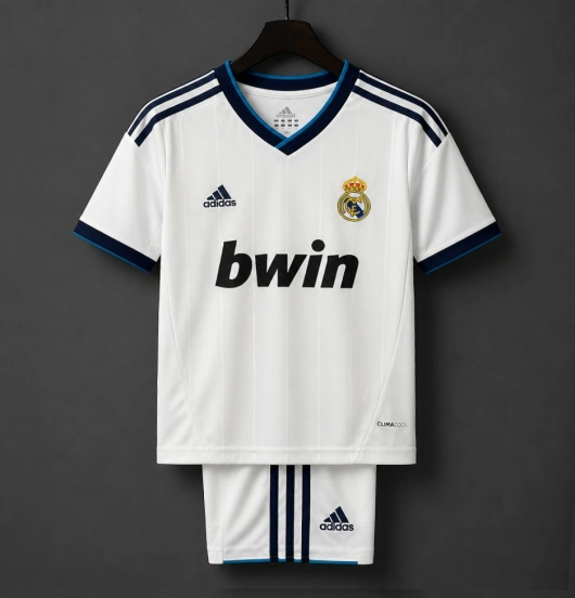 Retro Kids 12/13 Real Madrid Home Jersey