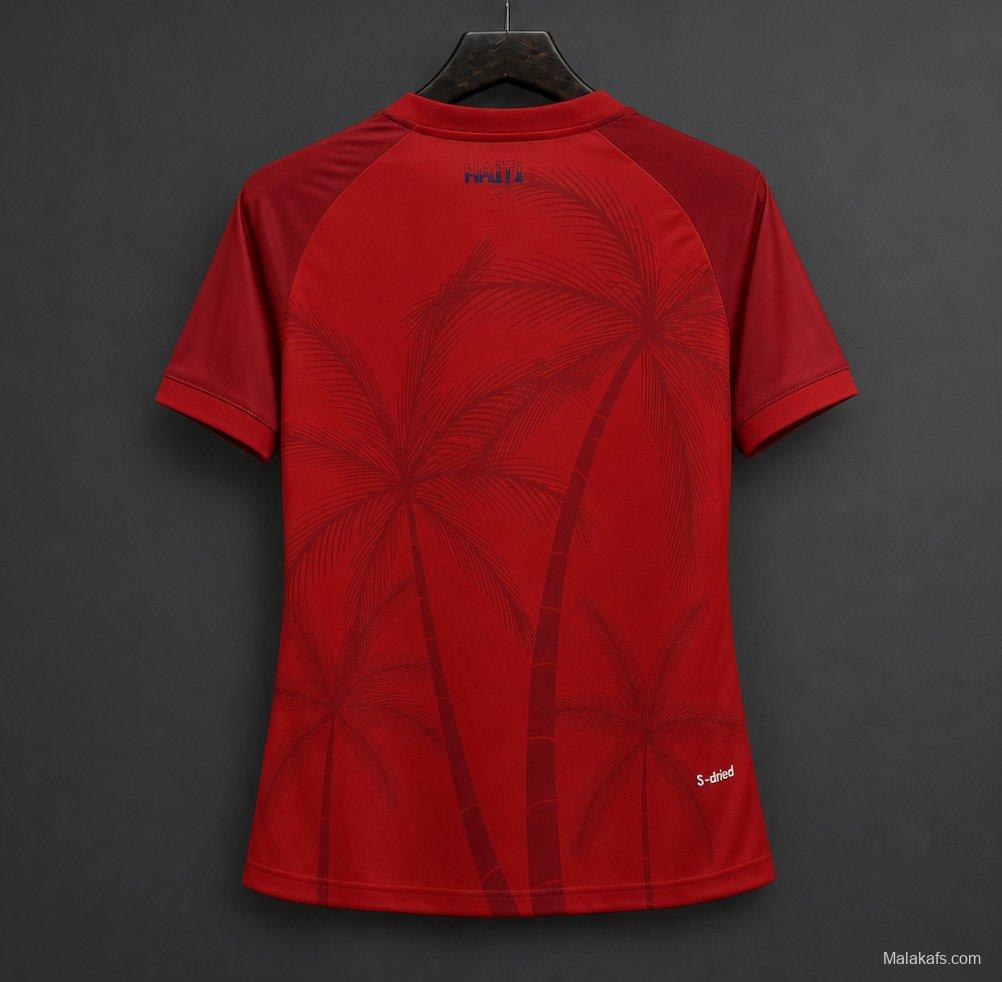 2026 Women Haiti Third Red Jersey