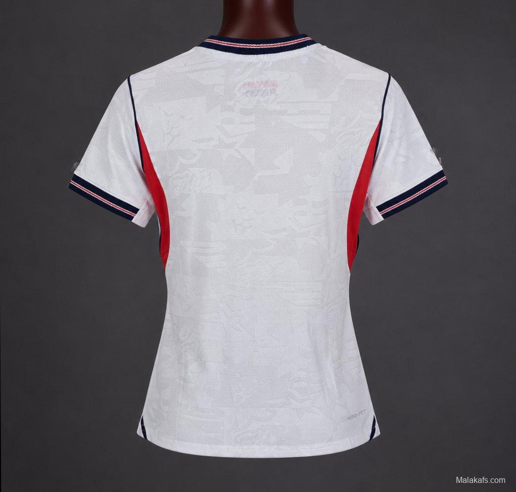 Player Version 2026 Women England Home Jersey