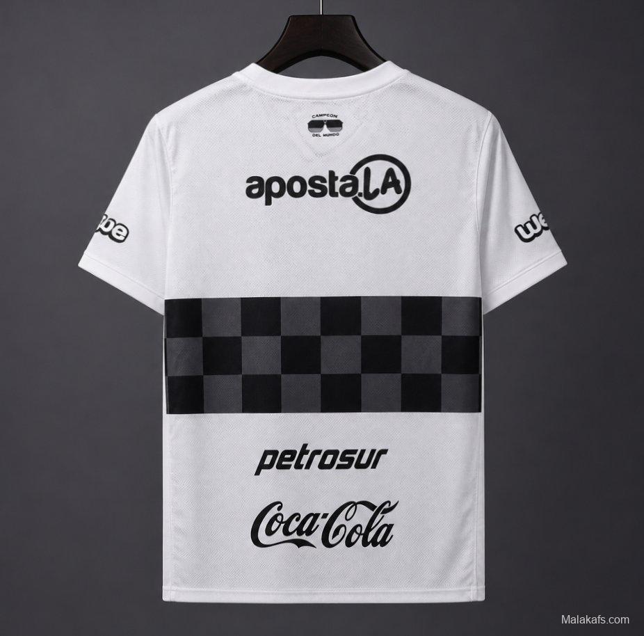 26/27 Olimpia Home White with Black Checkered Panel Jersey